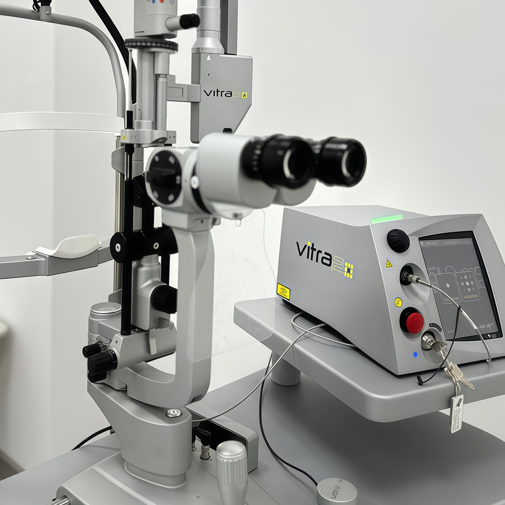Офтальмологический зеленый лазер Quantel Medical Vitra 2