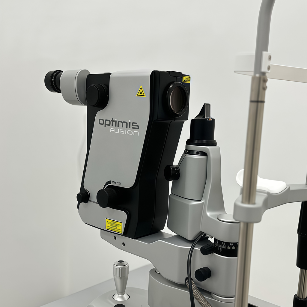 Лазерная комбинированная YAG + SLT система Quantel Medical Optimis Fusion